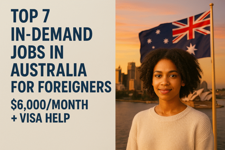 Top 7 In-Demand Jobs in Australia for Foreigners – $6,000/Month + Visa Help